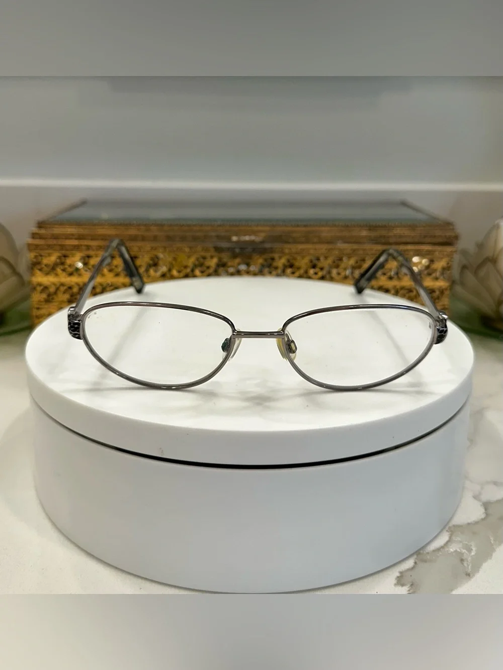 Tod’s B/W Snakeskin-Print Rx Eyeglass Frames - TO 5035 - VGUC